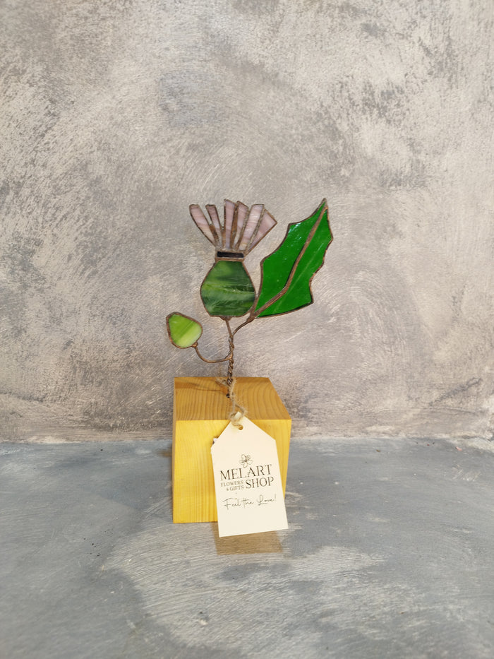 Decoratiune Sticla Tiffany-Dandelion