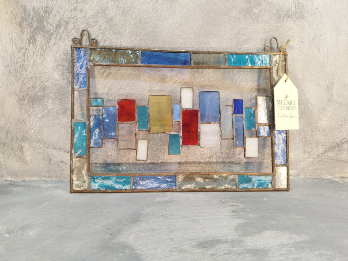 Decoratiune Sticla Tiffany-BLUE DREAM