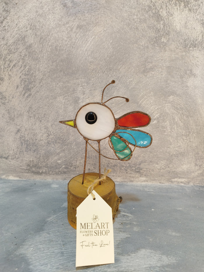 Decoratiune Sticla Tiffany-Bird
