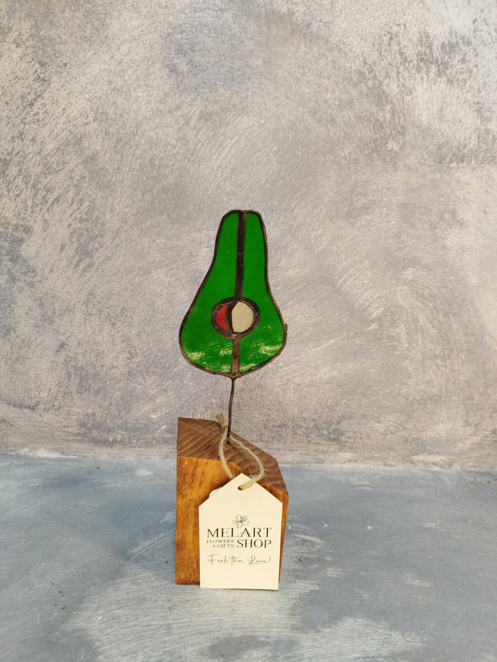 Decoratiune Sticla Tiffany-Avocado