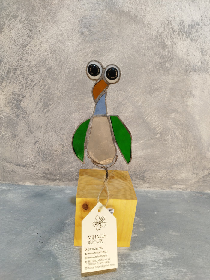 Decoratiune Sticla Tiffany-Bird 2