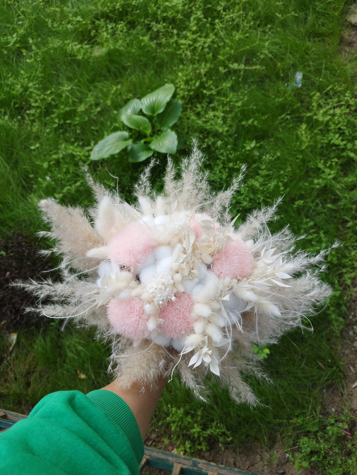 Buchet Mireasa Flori Stabilizate