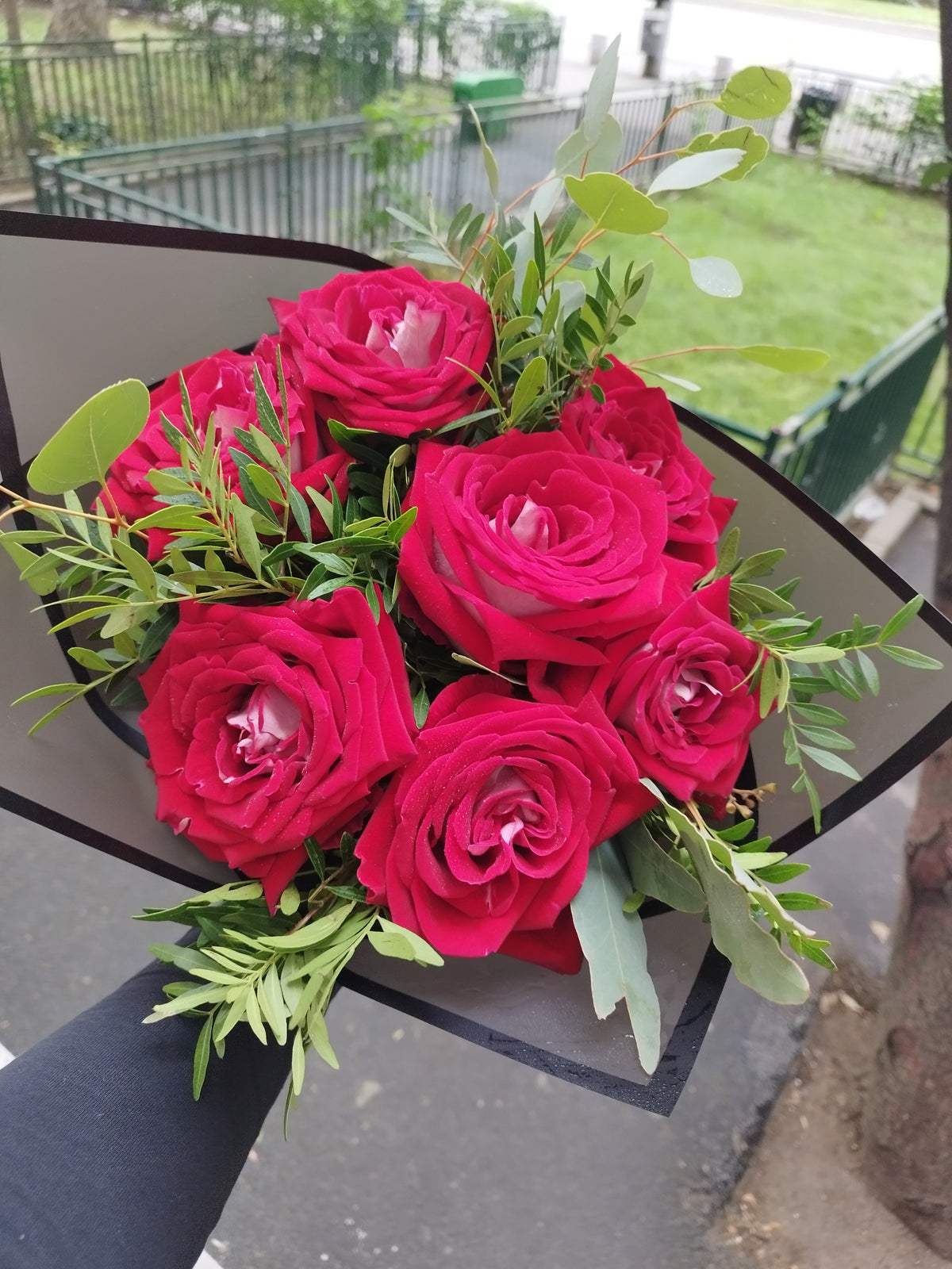 Buchet 9 Trandafiri Roz